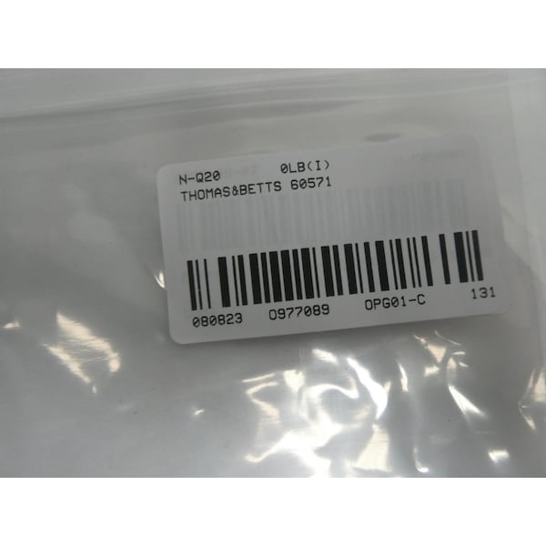 Abb COLOR-KEYED PINK METHOD COLOR-KEYED PRESSURE CABLE CONNECTOR, 2PK - 60571