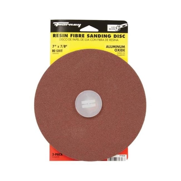 Forney Industries 71656 Disco de lija de fibra de resina - 2384527