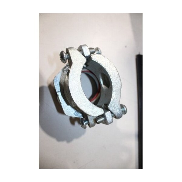 Appleton Electric Cord and Cable Fittings, 4.63'' Diameter, 3'', 2.21 to 2.98'' Cable, Zinc Electroplated, Malleable - PK-300