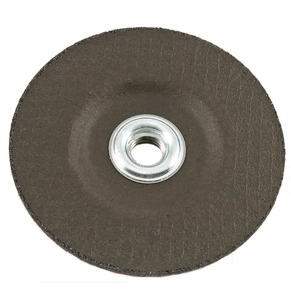 Rueda de esmeril Forney, Metal, Tipo 27, 4-1/2 pulgadas x 1/8 pulgadas x 5/8 pulgadas-11 - 71818