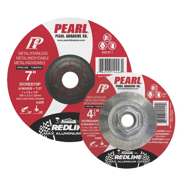 Pearl Redline Max A.O. DC Grinding Wheel 9 x 1/8 x 7/8 A/WA3S T-27 Pipeline DCRED9P - DCRED90P

Rueda de esmerilado Pearl Redline Max A.O. DC 9 x 1/8 x 7/8 A/WA3S T-27 Pipeline DCRED9P - DCRED90P