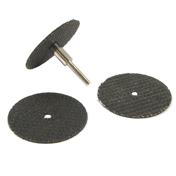 Juego de ruedas de corte Forney, 1-1/2 pulgadas con mandril de 1/8 de pulgada, 4 piezas - 60214