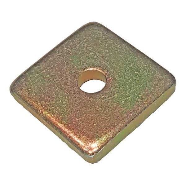 Zoro Select Channel Washer, 1/2 In, Gold, PK25 - V500 1/2Y