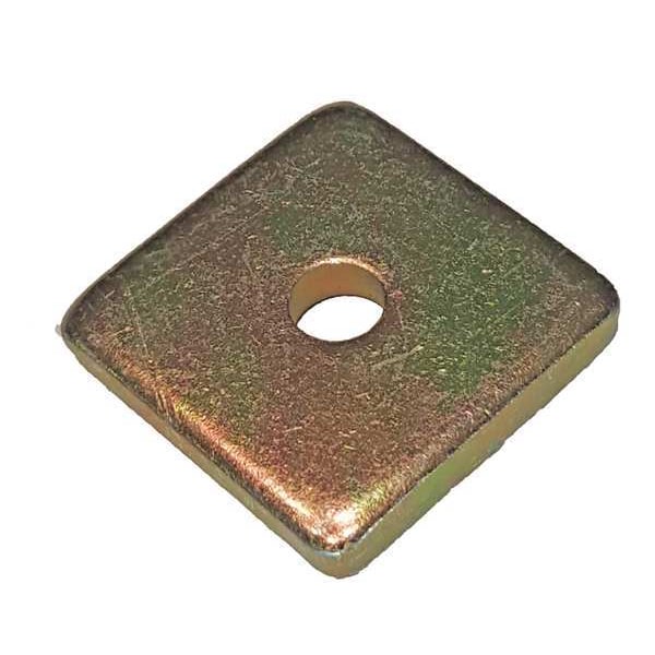 Zoro Select Channel Washer, 1/4 In, Gold, PK25 - V500 1/4Y