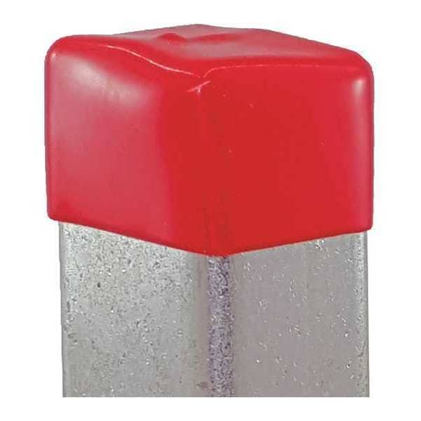 Vast Safety End Cap, 13/16"X1-5/8", Red, PK25 - V400NEOCPR-25