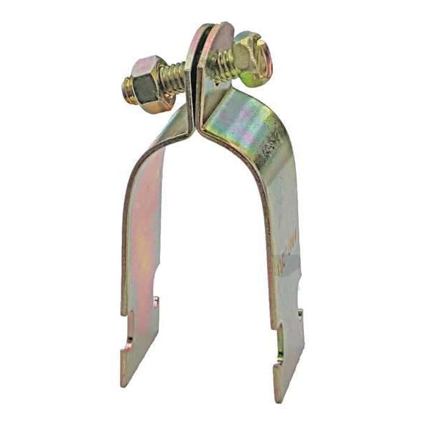 Zoro Select Universal Pipe Strap, 1-1/4 In, PK10 - V111 1-1/4EG