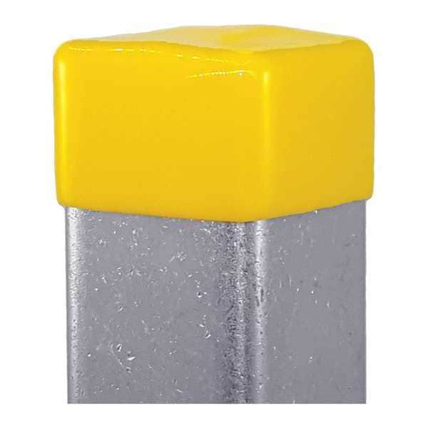 Vast Safety End Cap, 1-5/8"X1-5/8", Yellow, PK10 - V800NEOCPY-10