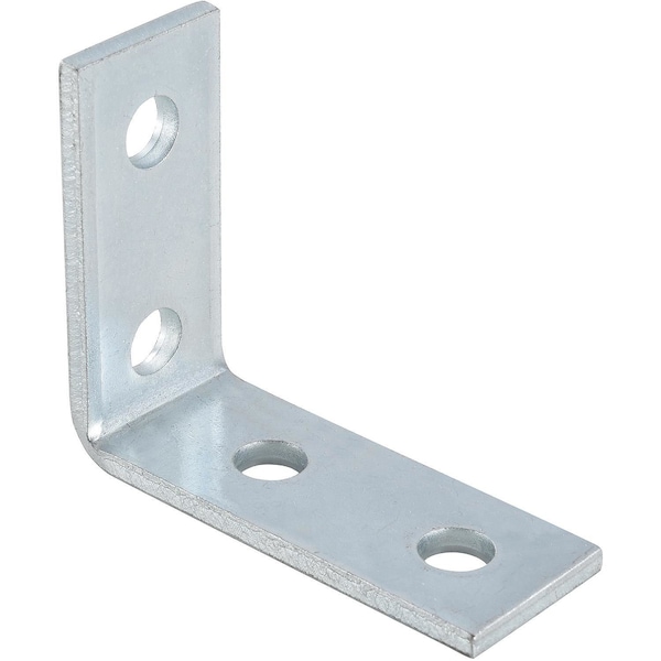Global Industrial 4 Hole 90° Fitting, Electro-Galvanized, 1-5/8 - 713118