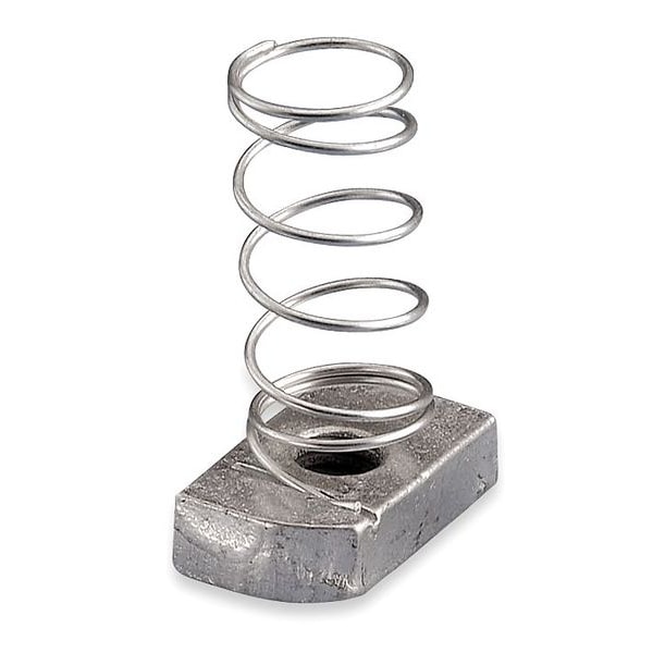 Nvent Caddy Channel Nut With Spring, 3/8-16 In, Steel - SPRA0037EG