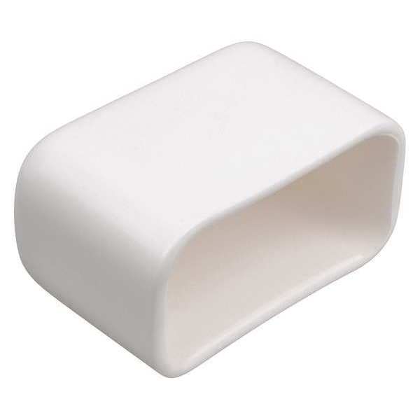 Zoro Select Superstrut Channel Safety End Cap, White, PK25, Depth: 3/4 in - V400NEOCPW