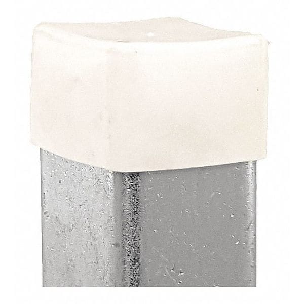 Vast Safety End Cap, 1-5/8"X1-5/8", White, PK100 - V800NEOCPW-100