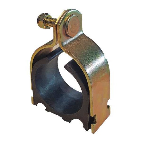 Zoro Select Channel Cushioned Clamp, 1-5/8 In, Gold - V120NEO 1-5/8Y