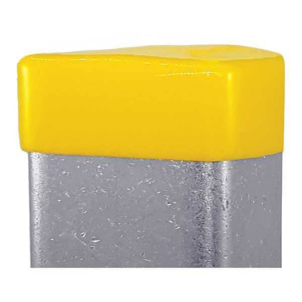 Vast Safety End Cap, 3-1/4"X1-5/8", Yellow, PK10 - V801NEOCPY-10