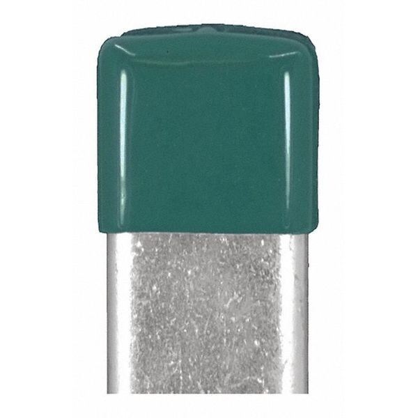 Vast Safety End Cap, 1-5/8"X1-5/8", Green, PK25 - V800NEOCPGN-25