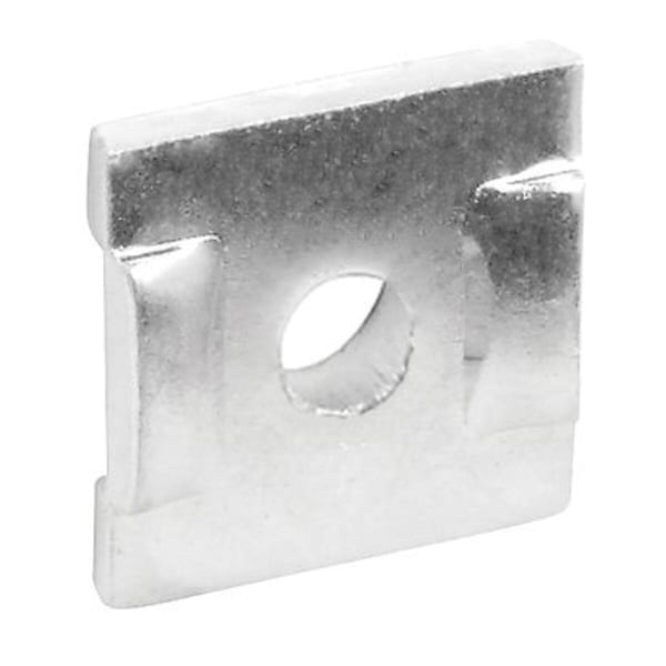 Southwire 1-5/8" Notched Square Strut Washer, for 3/8" bolt, Zinc Plated Steel - SFF21