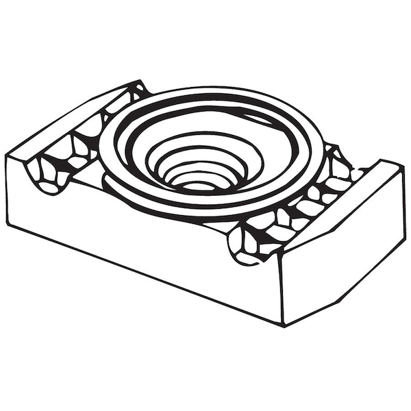 Flex-Strut Channel Nut, Top Spring, #10/32 - FS-1032TG E/G