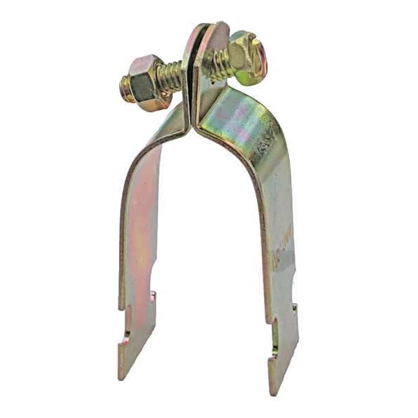 Zoro Select Channel OD Tubing Strap, 1-5/8 In, Gold - V100 1-5/8Y