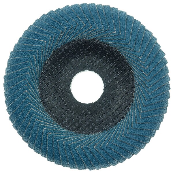 Weiler 4-1/2 Tigre Angulado (Radial) Disco de Aletas Zirc 40Z 7/8 Orificio de Árbol - 51300