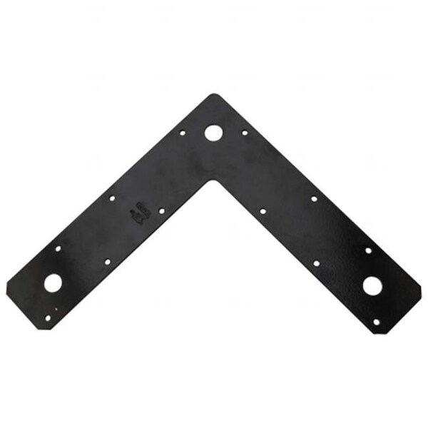 Stanley Stanley Hardware Plate Corner Flat 9 Inch Black N266-474 - 2049559