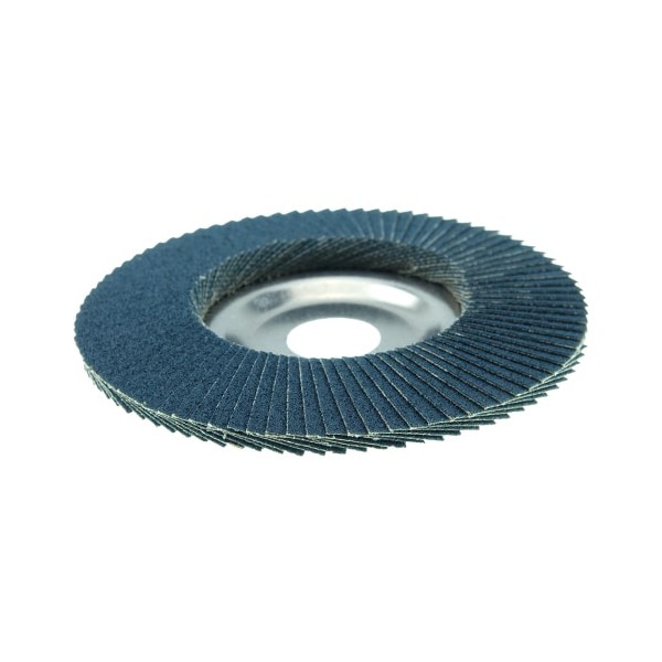 Weiler 5" Tiger Disc Flap Disc, Cónico (TY29), Aluminio de respaldo, 60Z, 7/8" - 50524