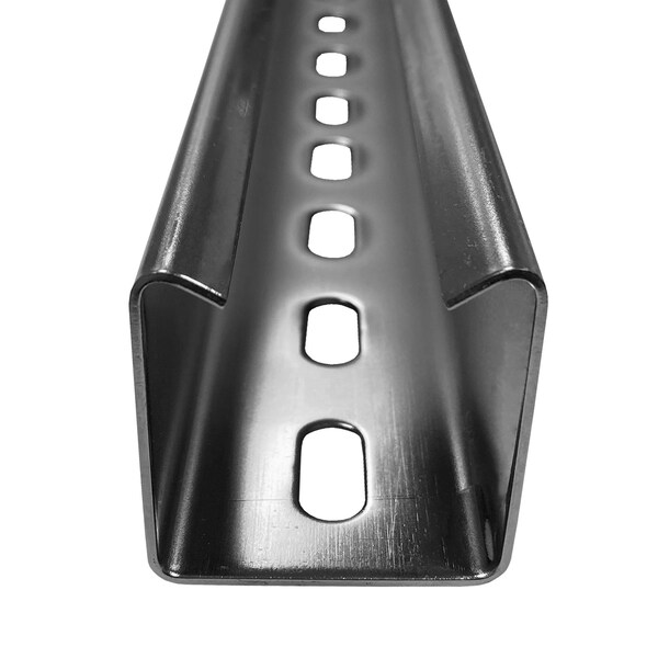 Electriduct Single Channel Strut, Half Slotted, Stainless Steel, Zinc-Plated - SPS-ACD-41-21-15-SS304-5FT
