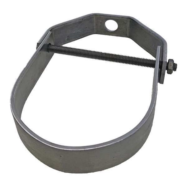 Zoro Select Channel Clevis Hanger, 2-1/2 In, Black - V600 2-1/2B