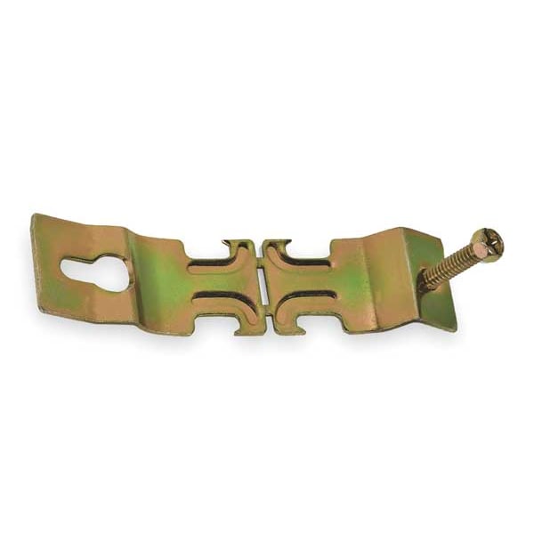 Superstrut Angler Pipe Clamp, 1-1/2 In, Gold, PK10 - C109 1 1/2