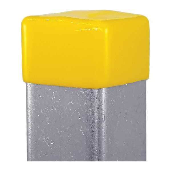 Vast Safety End Cap, 1-5/8"X1-5/8", Yellow, PK25 - V800NEOCPY-25