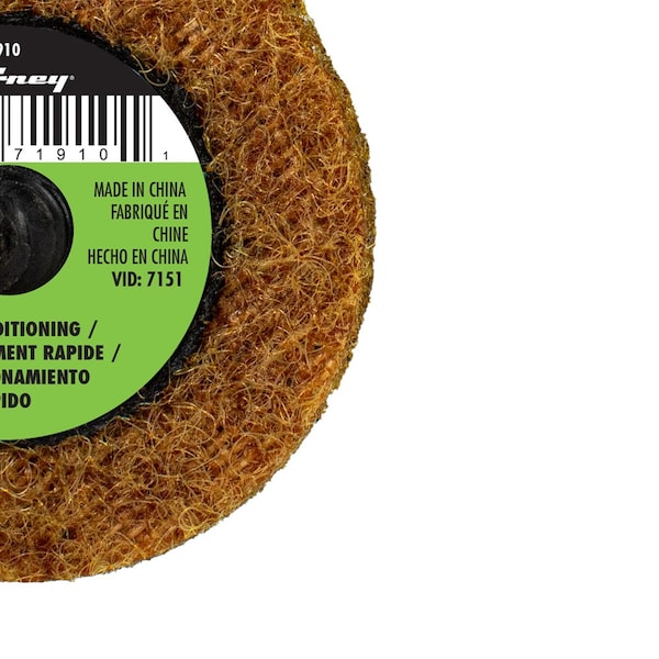 Forney Quick Change Surface Prep Pad, Grano Grueso, 2 in, paquete de 5 de Forney 71910 - 71606