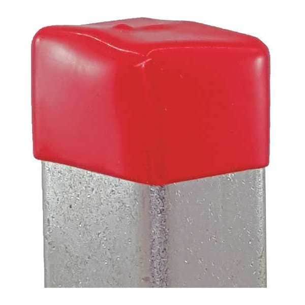 Vast Safety End Cap, 13/16"X1-5/8", Red, PK10 - V400NEOCPR-10