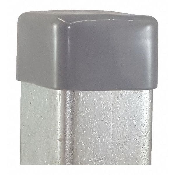 Vast Safety End Cap, 1-5/8"X1-5/8", Grey, PK10 - V800NEOCPGY-10
