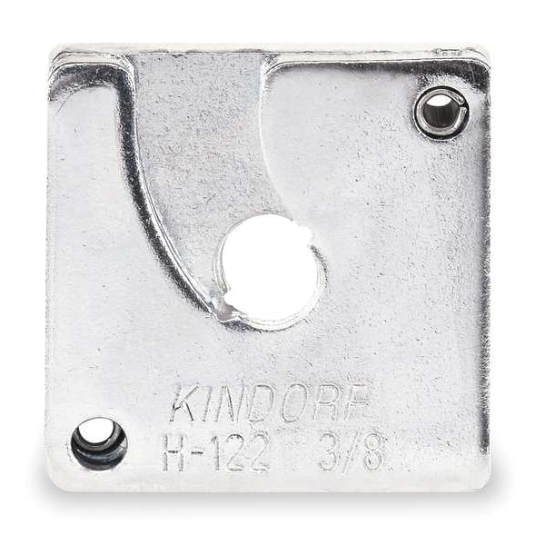 Kindorf Channel Nut, 3/8 In, Silver - H 122 3/8 EG