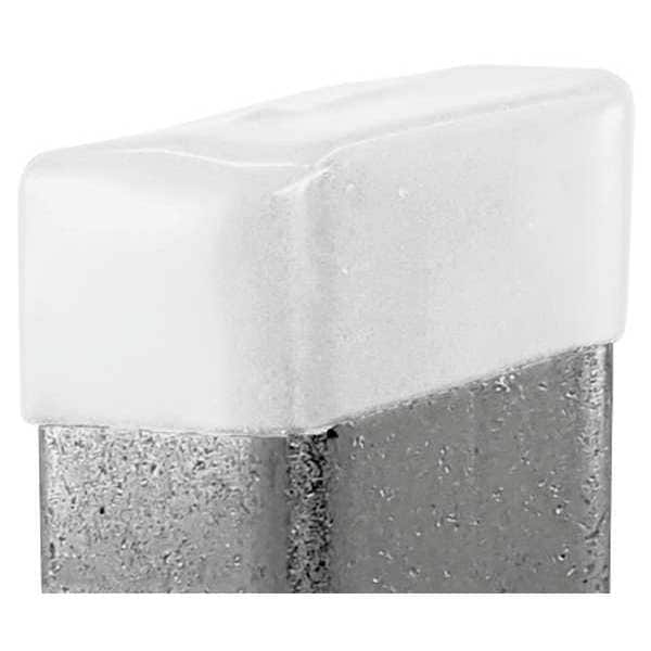 Vast Safety End Cap, 3-1/4"X1-5/8", White, PK10 - V801NEOCPW-10