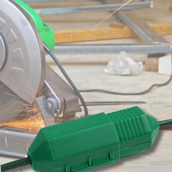 Cordsafe Electrical Extension Cord Protective Safety Cover Water-Resistant Indoor Outdoor Green, PK 3 - 2359-3
