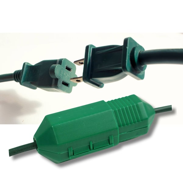 Cordsafe Electrical Extension Cord Protective Safety Cover Water-Resistant Indoor Outdoor Green, PK 3 - 2359-3