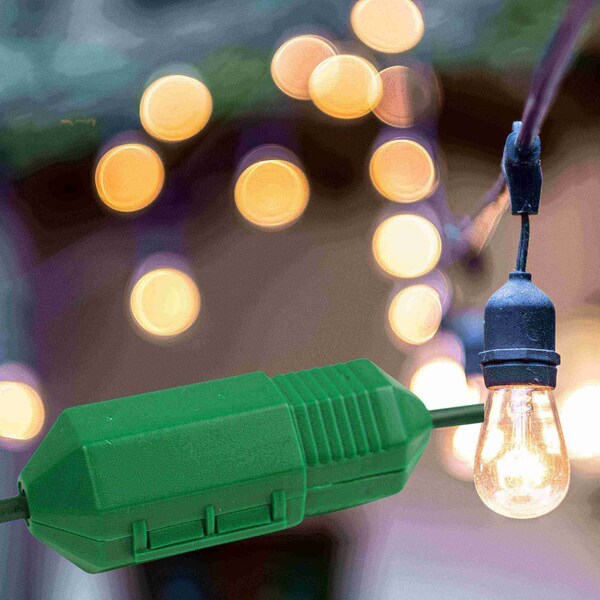 Cordsafe Electrical Extension Cord Protective Safety Cover Water-Resistant Indoor Outdoor Green, PK 3 - 2359-3