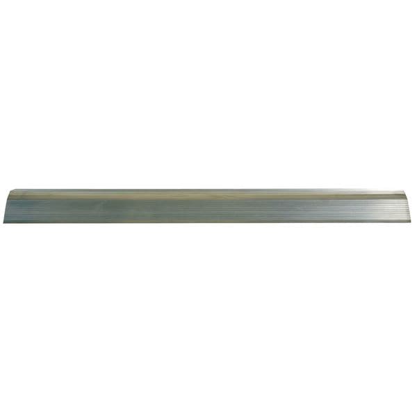 Zoro Select Cable Ramp, 1-1/2 in H, 4 ft L, 9-1/8 in W, 1 Channel, Aluminum, Silver - LHCR-48