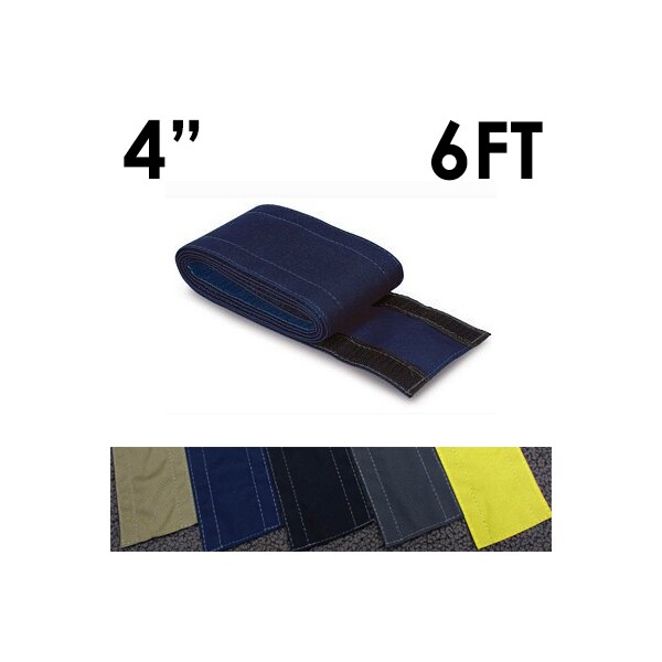 Electriduct Carpet Cable Cover, 6 ft L, 4 in W, 1 Channel, Nylon, Blue - CC-SC-4-6-BL