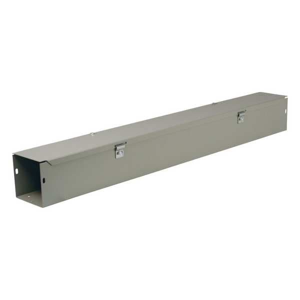 Wiegmann Straight Section Wireway, 1 Rating, Steel, Powder Coated - HS446NK