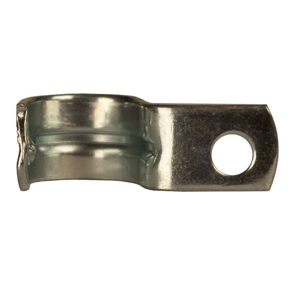 Raco One Hole Strap, Conduit; EMT; Pipe Use, 1/2 in, Steel, Zinc Plated - 2082