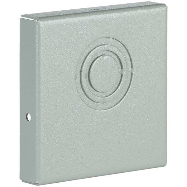 Wiegmann Wireway End Cap, 1 Type, NEMA 1 Rating, Steel, ANSI 61 Polyester Powder - E0606