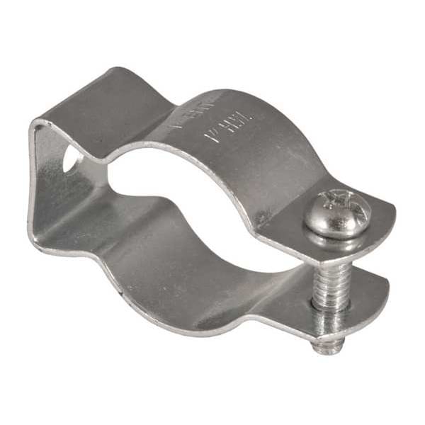 Raco Hanger, Conduit; EMT; Pipe Use, 1/2 in, Steel, Galvanized - 2052TH