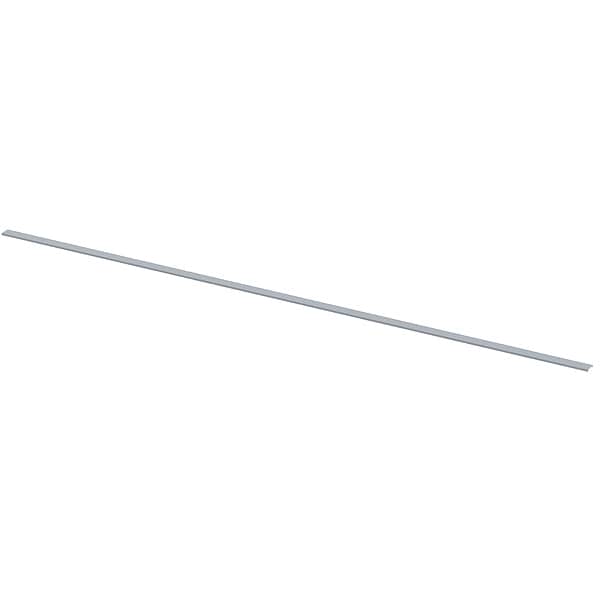 Panduit Wiring Duct Cover, Flush, PVC, 72 in L, 1-3/4 in W, Gray, Use With 1-1/2 in Wiring Duct - C1.5LG6-F