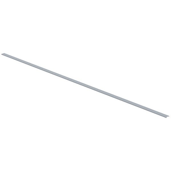 Panduit Wiring Duct Cover, Flush, PVC, 72 in L, 1-3/4 in W, Gray, Use With 1-1/2 in Wiring Duct - C1.5LG6-F
