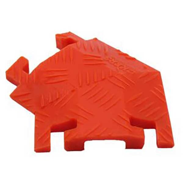 Fastlane Cable Protector 45 Deg Left Turn, 1-1/2 in H, 12 in L, 10-1/4 in W, 1 Channel, Polyurethane, Orange - FL45LT1X4-O
