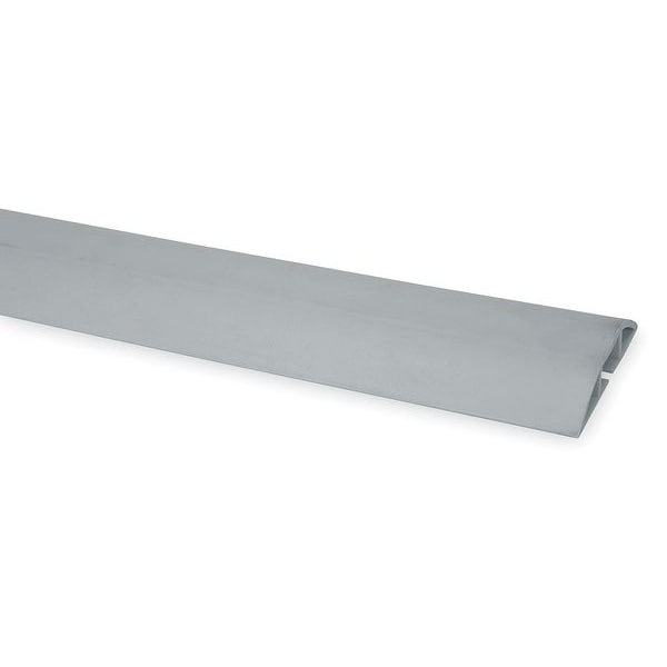 Power First Cable Protector, 1-1/16 in H, 25 ft L, 3-1/4 in W, 1 Channel, PVC, Gray - 4CEK7