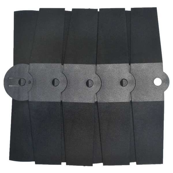 Ultratech Cable Protector Extension, 2-1/8 in H, 14-1/8 in L, 13-5/8 in W, 1 Channel, ABS, Black - 1843