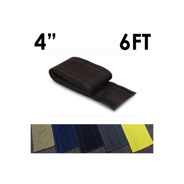 Electriduct Carpet Cable Cover, 6 ft L, 4 in W, 1 Channel, Nylon, Black - CC-SC-4-6-BK
