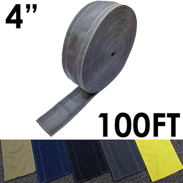Electriduct Carpet Cable Cover, 100 ft L, 4 in W, 1 Channel, Nylon, Gray - CC-SC-4-100-GY