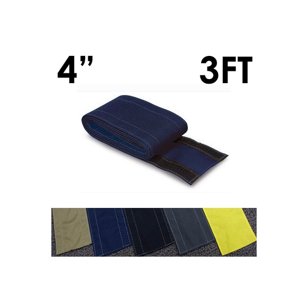 Electriduct Carpet Cable Cover, 3 ft L, 4 in W, 1 Channel, Nylon, Blue - CC-SC-4-3-BL